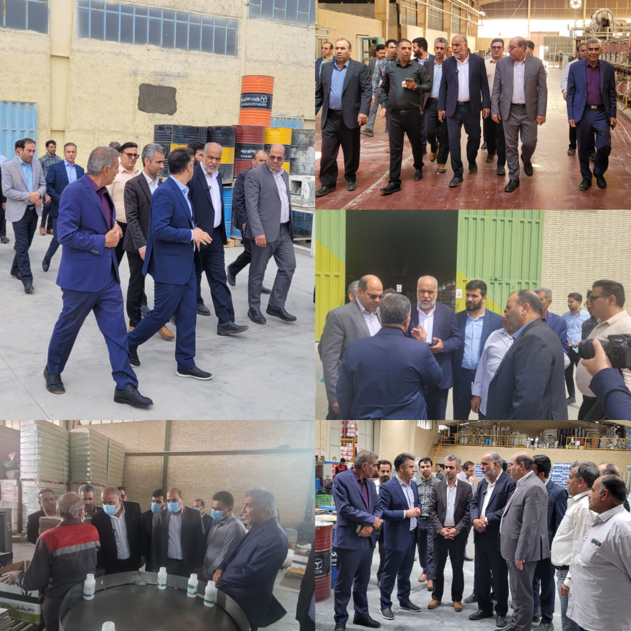 بازدید نماینده بزرگترین حوزه انتخاباتی کشور از شهرک صنعتی مهریز